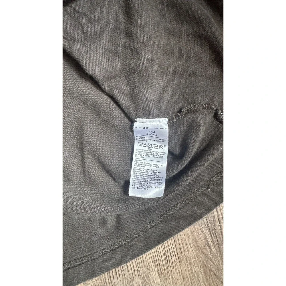 Banana Republic Mens size LT Brown Organic Cotton Mammoth Logo Pique Polo Shirt